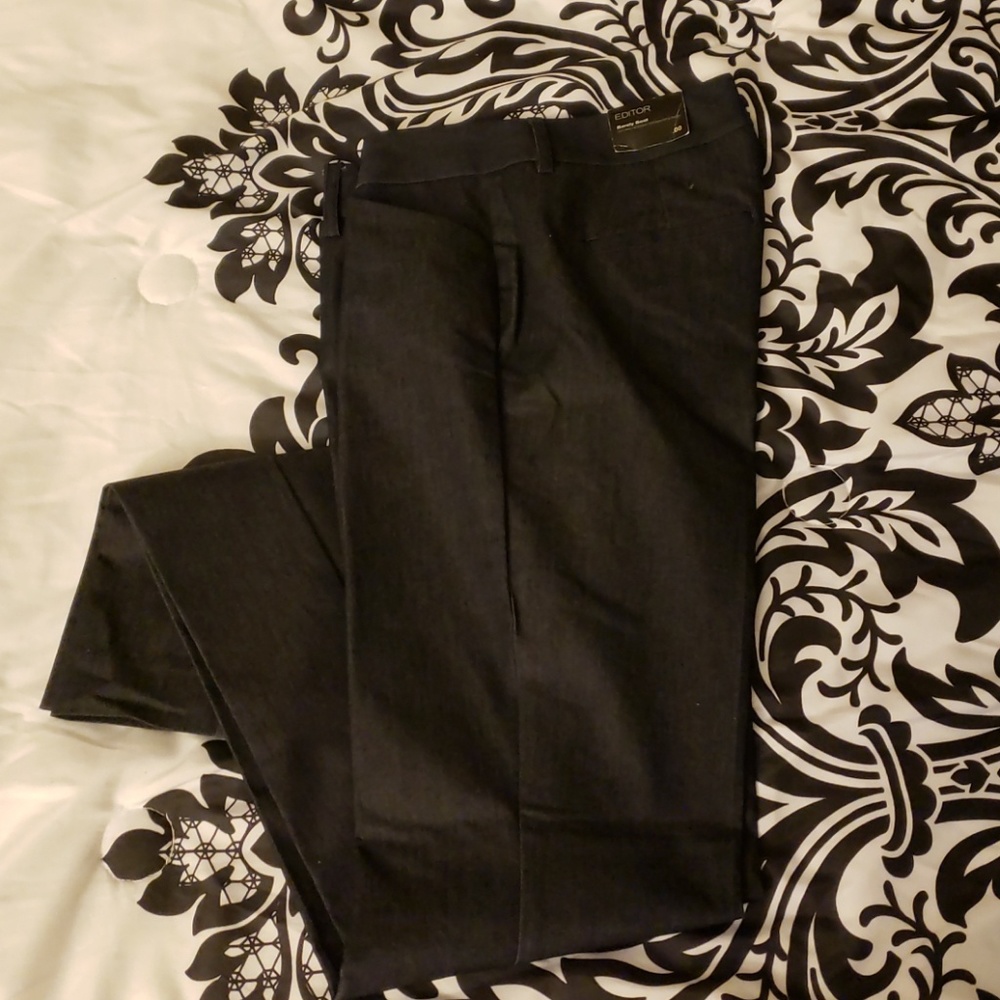 Nwt Express Editor Barely Boot Dress Pants - image 1